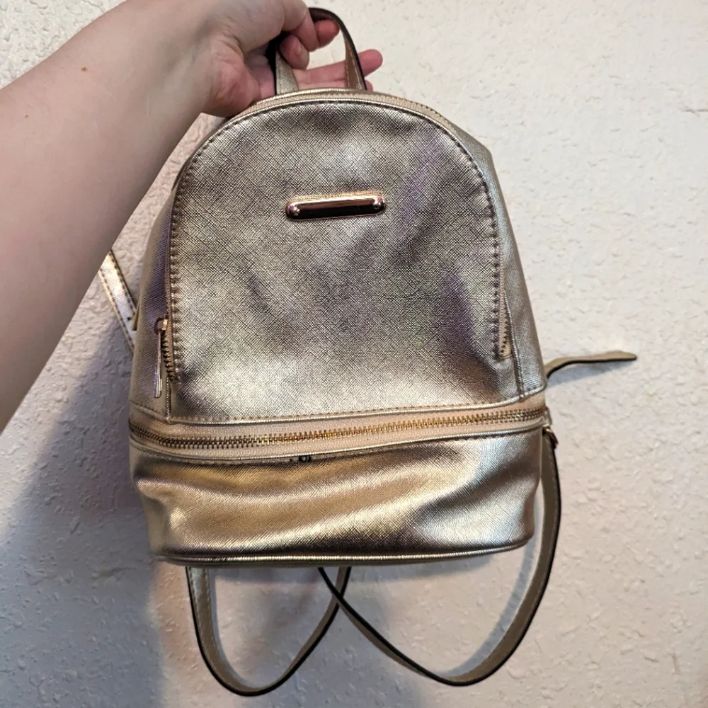 Metallic Mini Backpack - Picture 1 of 11